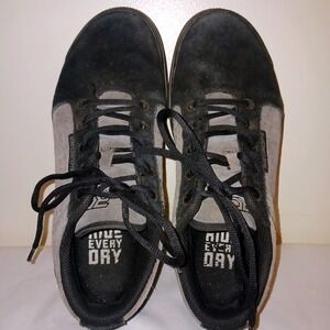 Ride Concepts Vice Mens MTB Shoes Black Charcoal Suede Flat Pedal Size 7 US